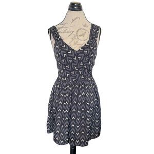 Band of Gypsies Womens Dress Open Back Tied Mini Sleeveless Boho Size Small